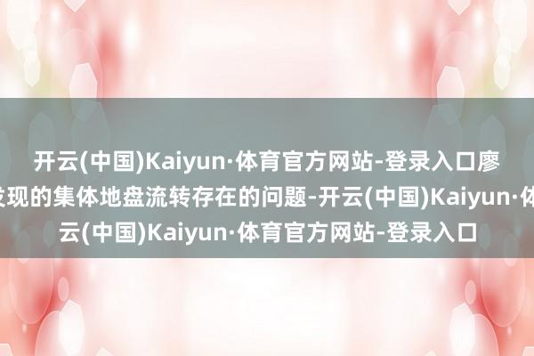 开云(中国)Kaiyun·体育官方网站-登录入口廖讼师针对契约审查中发现的集体地盘流转存在的问题-开云(中国)Kaiyun·体育官方网站-登录入口