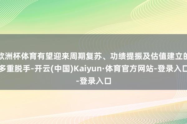 欧洲杯体育有望迎来周期复苏、功绩提振及估值建立的多重脱手-开云(中国)Kaiyun·体育官方网站-登录入口